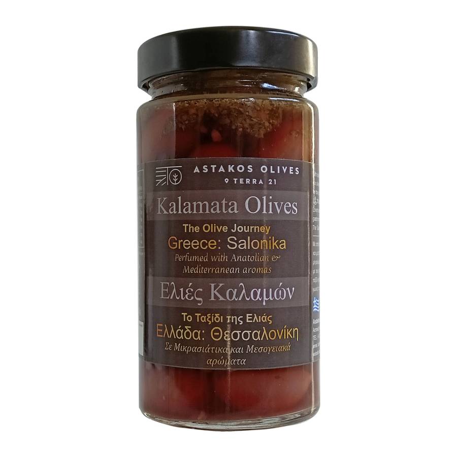 Kalamata Olives - Salonika Glass 363g
